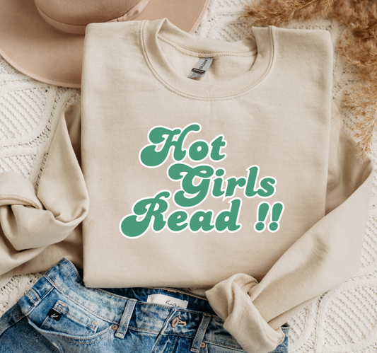 Hot Girls Read Sweatshirt