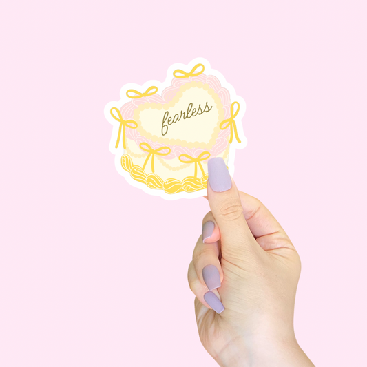 Fearless Cake Stickers