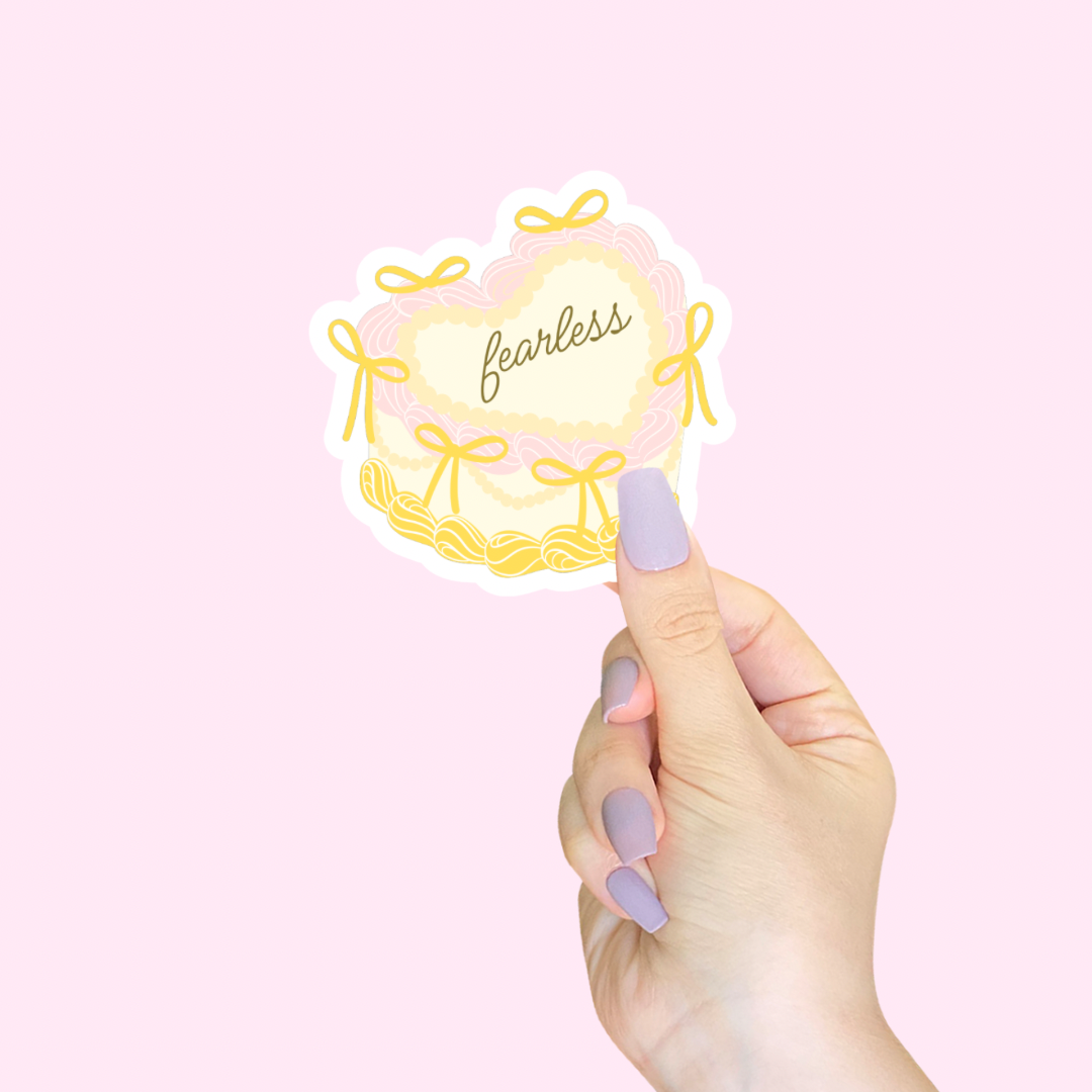 Fearless Cake Stickers